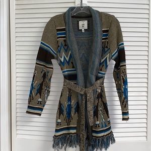 Aztec sweater size medium